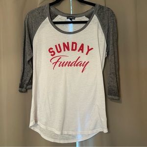 Sunday, Funday 3/4 sleeve from Express